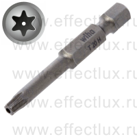 WIHA 7045 Z TR T20H x 50 Бита Professional TORX® H Tamper Resistant 50 мм. 1/4" T20H x 50 мм. WI-20220