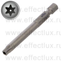 WIHA 7045 Z TR T30H x 90 Бита Professional TORX® H Tamper Resistant 90 мм. 1/4" T30H x 90 мм. WI-39193