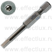WIHA 7043 Z 4,0 x 50 Бита Professional HEX 50 мм. 1/4" 4,0 x 50 мм. WI-04195