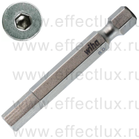 WIHA 7043 Z 6,0 x 50 Бита Professional HEX 50 мм. 1/4" 6,0 x 50 мм. WI-04197