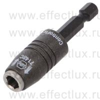 WIHA 7148C Быстросменный держатель бит CentroFix с механической блокировкой 60 мм. 1/4" WI-32477