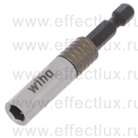 WIHA 7148 CS Быстросменный держатель бит CentroFix Super Slim с механической блокировкой и магнитом 66 мм. 1/4" WI-39134