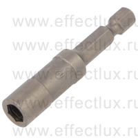 WIHA 7140 Универсальный держатель бит с пружинным стопорным кольцом 57 мм. 1/4" WI-01910