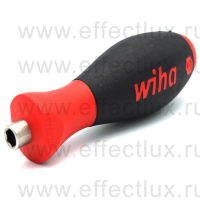 WIHA 281 02 Отвертка с магнитным держателем для бит SoftFinish® 1/4" x 125 мм. WI-32160
