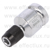WIHA 7203 Переходник с быстро-зажимным патроном 1/4" x 50 мм. WI-01930