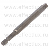 WIHA 7240 E 6,3 100 Переходник для торцевого ключа E 6,3 1/4" х 100 мм. WI-04685