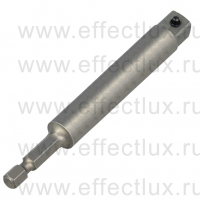 WIHA 7240 E 6,3 100 Переходник для торцевого ключа E 6,3 3/8" х 100 мм. WI-04684