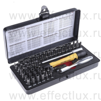 WIHA 7000 SK65 ESD Набор микро-бит 28 мм. в футляре, 65 предметов WI-39971