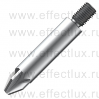 WIHA 7322 Z PZ2х45 Бита резьбовая Pozidriv резьба M5 PZ2х45 мм. WI-01946