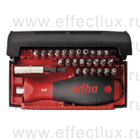 WIHA 7928-928 Профессиональный набор бит Collector Security Standard смешанный 25 мм. 1/4", 27 предметов WI-09393