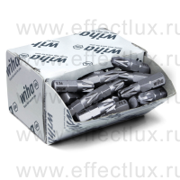 WIHA 7929 Z PZ3 Набор бит Pozidriv Standard 25 мм. 1/4" в большой картонной упаковке PZ3х50 шт. WI-08058