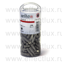 WIHA 7930 Z T20 Набор бит TORX® Standard 25 мм. 1/4" в большой пластиковой тубе T20х100 шт. WI-40463
