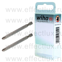 WIHA 7041 Z PH3 2 70 Набор бит Phillips PH3 Professional 70 мм. 1/4" в пластиковой коробке 2 шт. WI-38708