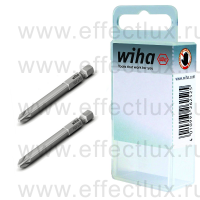 WIHA 7042 Z PZ2 2 70 Набор бит Pozidriv PZ2 Professional 70 мм. 1/4" в пластиковой коробке 2 шт. WI-38710