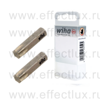 WIHA 7015 Z T40 2 Набор бит TORX® T40 Standard 25 мм. 1/4" в пластиковой коробке 2 шт. WI-08426