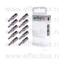WIHA 7015 Z T20 10 Набор бит TORX® T20 Standard 25 мм. 1/4" в пластиковой коробке 10 шт. WI-24746