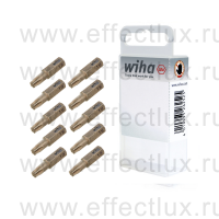 WIHA 7015 Z T25 10 Набор бит TORX® T25 Standard 25 мм. 1/4" в пластиковой коробке 10 шт. WI-24748
