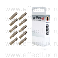 WIHA 7015 Z T40 10 Набор бит TORX® T40 Standard 25 мм. 1/4" в пластиковой коробке 10 шт. WI-36288