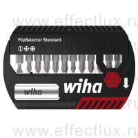 WIHA 7947-005 Набор бит FlipSelector Standard смешанный (SL, PH, PZ) 25 мм. 1/4", 13 предметов WI-39029