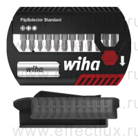 WIHA SB 7947-904 Набор бит FlipSelector Standard смешанный (TORX®, PH, PZ) 25 мм. 1/4", в блистерной упаковке,13 предметов WI-39060