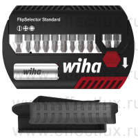 WIHA SB 7947-005 Набор бит FlipSelector Standard смешанный (SL, PH, PZ) 25 мм. 1/4", в блистерной упаковке, 13 предметов WI-39049