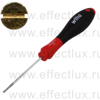 WIHA 302 2 x 65 Отвёртка шлицевая SoftFinish® круглое жало, SL2.0х65 мм. WI-00684