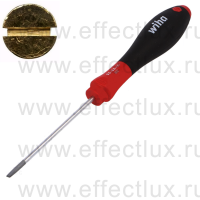 WIHA 302 3.0 x 80 Отвёртка шлицевая SoftFinish® круглое жало, SL3.0х80 мм. WI-00686