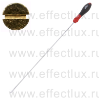 WIHA 302 3.0 x 300 Отвёртка шлицевая SoftFinish® круглое жало, SL3.0х300 мм. WI-32383