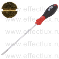 WIHA 302 4.0 x 150 Отвёртка шлицевая SoftFinish® круглое жало, SL4.0х150 мм. WI-00694