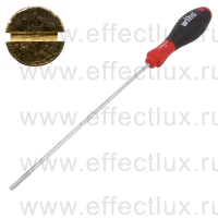 WIHA 302 4.0 x 200 Отвёртка шлицевая SoftFinish® круглое жало, SL4.0х200 мм. WI-00695