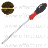 WIHA 302 5.5 x 150 Отвёртка шлицевая SoftFinish® круглое жало, SL5.5х150 мм. WI-00700