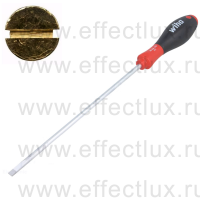 WIHA 302 5.5 x 200 Отвёртка шлицевая SoftFinish® круглое жало, SL5.5х200 мм. WI-00701