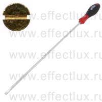 WIHA 302 5.5 x 300 Отвёртка шлицевая SoftFinish® круглое жало, SL5.5х300 мм. WI-00702
