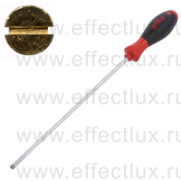 WIHA 302 6.0 x 300 Отвёртка шлицевая SoftFinish® круглое жало, SL6.0х300 мм. WI-32384