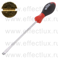 WIHA 302 8.0 x 175 х 1.2 Отвёртка шлицевая SoftFinish® круглое жало, SL8.0х175 мм. WI-00707