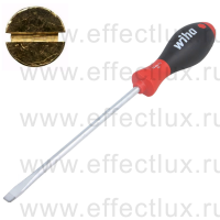 WIHA 302 8.0 x 175 х 1.6 Отвёртка шлицевая SoftFinish® круглое жало, SL8.0х175 мм. WI-00709