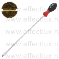 WIHA 302 8.0 x 300 Отвёртка шлицевая SoftFinish® круглое жало, SL8.0х300 мм. WI-32399