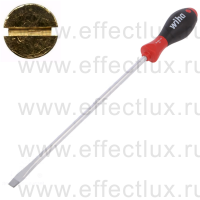 WIHA 302 10.0 x 300 Отвёртка шлицевая SoftFinish® круглое жало, SL10.0х300 мм. WI-32400