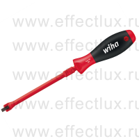 WIHA 398 5,0 x 150 Отвёртка шлицевая SoftFinish® жало с функцией удерживания, SL5,0х150 мм. WI-32870