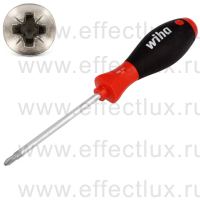 WIHA 313 PZ2 x 100 Отвёртка Pozidriv SoftFinish® круглое жало PZ2x100 мм. WI-00772