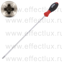 WIHA 313 PZ2 x 300 Отвёртка Pozidriv SoftFinish® круглое жало PZ2x300 мм. WI-26455