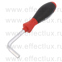 WIHA 357 8,0 x 60 Отвёртка шестигранная SoftFinish® шестигранное изогнутое жало, 8,0x60 мм. WI-26234