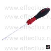 WIHA 367 2,5 x 100 Отвёртка шестигранная со сферической головкой SoftFinish® шестигранное жало, 2,5x100 мм. WI-26305