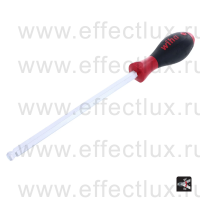 WIHA 367 12,0 x 150 Отвёртка шестигранная со сферической головкой SoftFinish® шестигранное жало, 12,0x150 мм. WI-26307