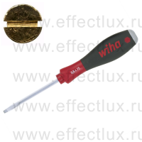 WIHA 530 3,5 x 75 Отвёртка ударная шлицевая SoftFinish® шестигранное жало, SL3,5х75 мм. WI-03223