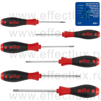 WIHA 362R K6 SO Набор отверток TORX® MagicSpring® SoftFinish® T10-T40, круглое жало, 6 предметов WI-27746