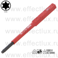 WIHA 2831-15 T9 х 75 Бита изолированная slimBit VDE SoftFinish® electric slimVario®, профиль: TORX® T9 х 75 х 2,5Нм. WI-41160