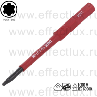 WIHA 2831-16 5IP х 75 Бита изолированная slimBit VDE SoftFinish® electric slimVario®, профиль: TORX® PLUS 5IP х 75 х 0,5Нм. WI-43143