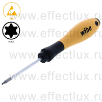 WIHA 362ESD T6 x 60 Отвёртка TORX® SoftFinish® ESD, круглое жало T6х60 мм. WI-27149