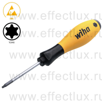 WIHA 362ESD T9 x 60 Отвёртка TORX® SoftFinish® ESD, круглое жало T9х60 мм. WI-27145